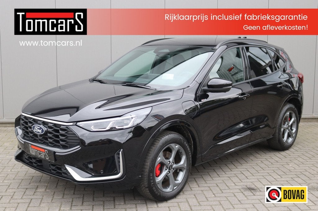 Ford Kuga 2.5 PHEV ST-Line X Elektr.-achterklep/Winter-pack/, 12 maanden, Gebruikt, Euro 6, Leder en Stof