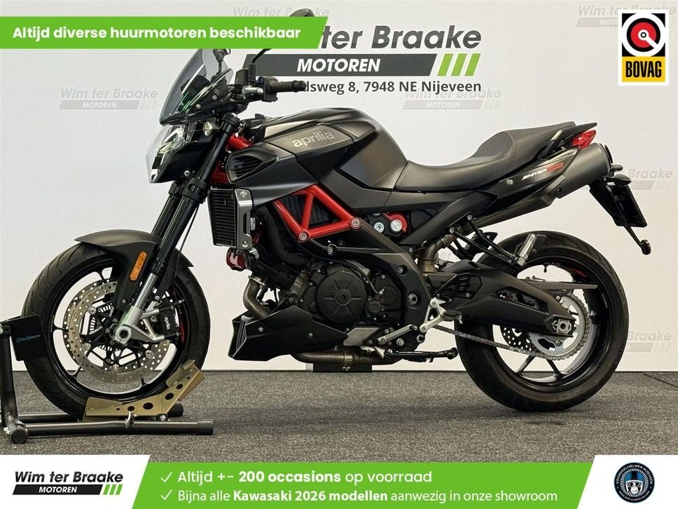 Aprilia Shiver 900 ABS (bj 2020) 4,198 km, 2 cilinders, Motorrijbewijs A, Bedrijf, Meer dan 35 kW