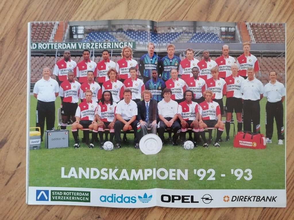 Poster Feyenoord 1993-1994, Verzenden, Nieuw, Feyenoord, Poster, Plaatje of Sticker