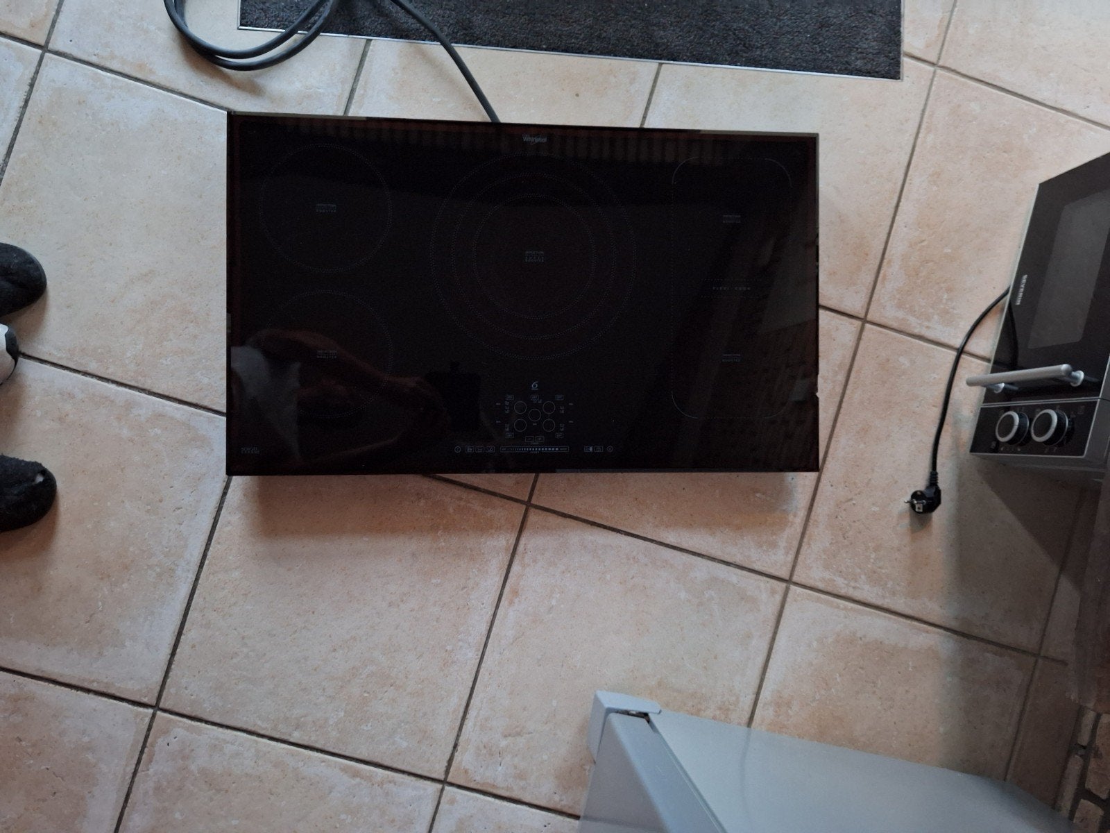 Inductiekookplaat Whirlpool ACM 795 BA 3 jaar oud, 86 x 51cm, Witgoed en Apparatuur, Kookplaten, Ophalen, Inbouw, Inductie, 5 kookzones of meer