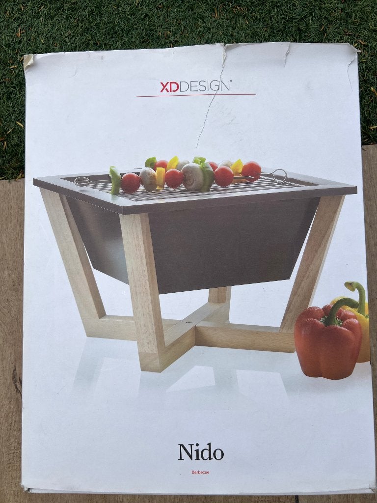 XD Design Nido houtskoolbarbecue bbq - Nieuw in doos, Ophalen of Verzenden, Nieuw