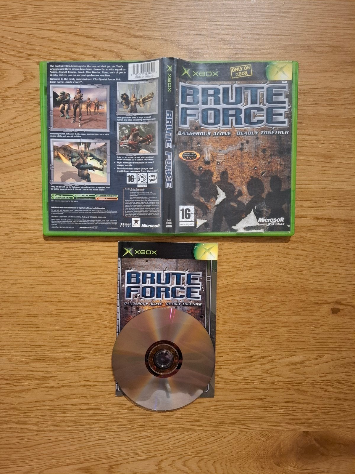 Brute Force - Xbox (Originele Xbox), Spelcomputers en Games, Games | Xbox Original, Shooter, 1 speler, Eén computer, Ophalen of Verzenden