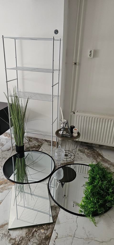 Wasmachine kast etc..  ronde spiegels, Huis en Inrichting, Badkamer | Badkamermeubels, Ophalen, 50 tot 100 cm, Zo goed als nieuw