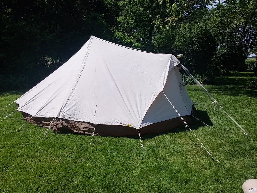 Erdman Schmidt tent, Caravans en Kamperen, Tenten, Ophalen, Gebruikt, Tot en met 5