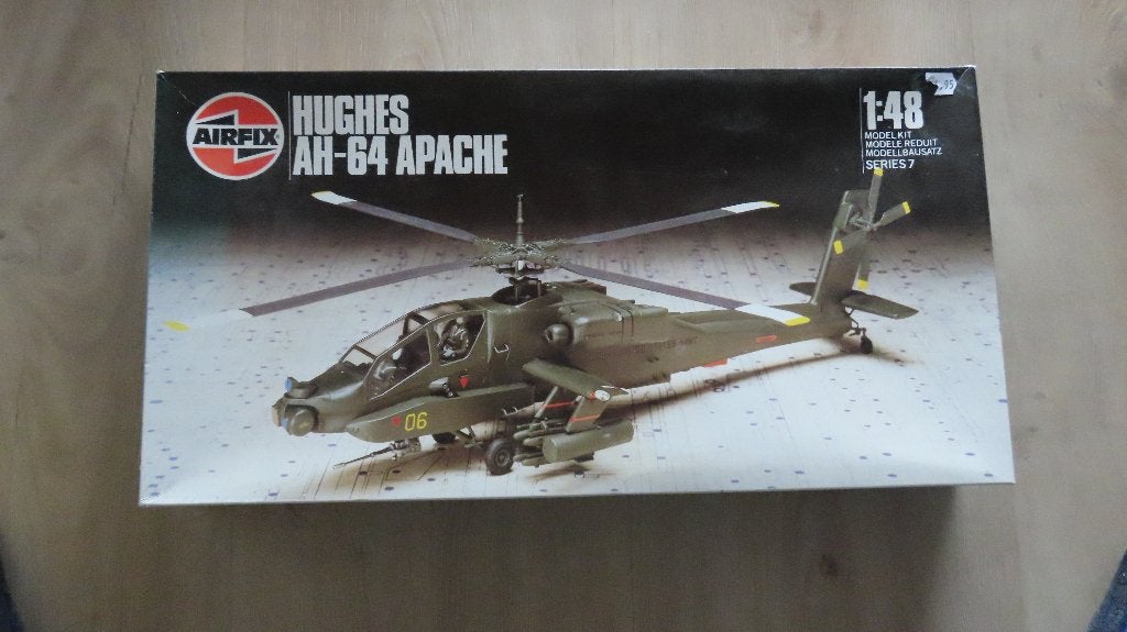 Hughes AH-64 Apache Airfix 1/48, Hobby en Vrije tijd, Overige merken, Gebruikt, Helikopter, Ophalen of Verzenden