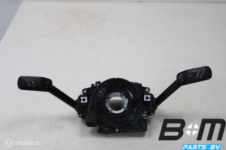 Stuurkolomcombischakelaar + sleepring VW Golf 7 5Q1953507M, Gebruikt