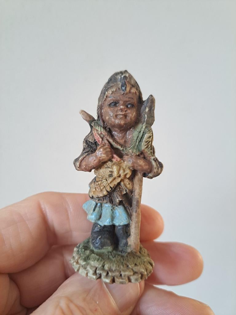 Inheemse Amerikaanse meisje, kunsthars D3xH7cm, Ophalen of Verzenden, Zo goed als nieuw, Mens