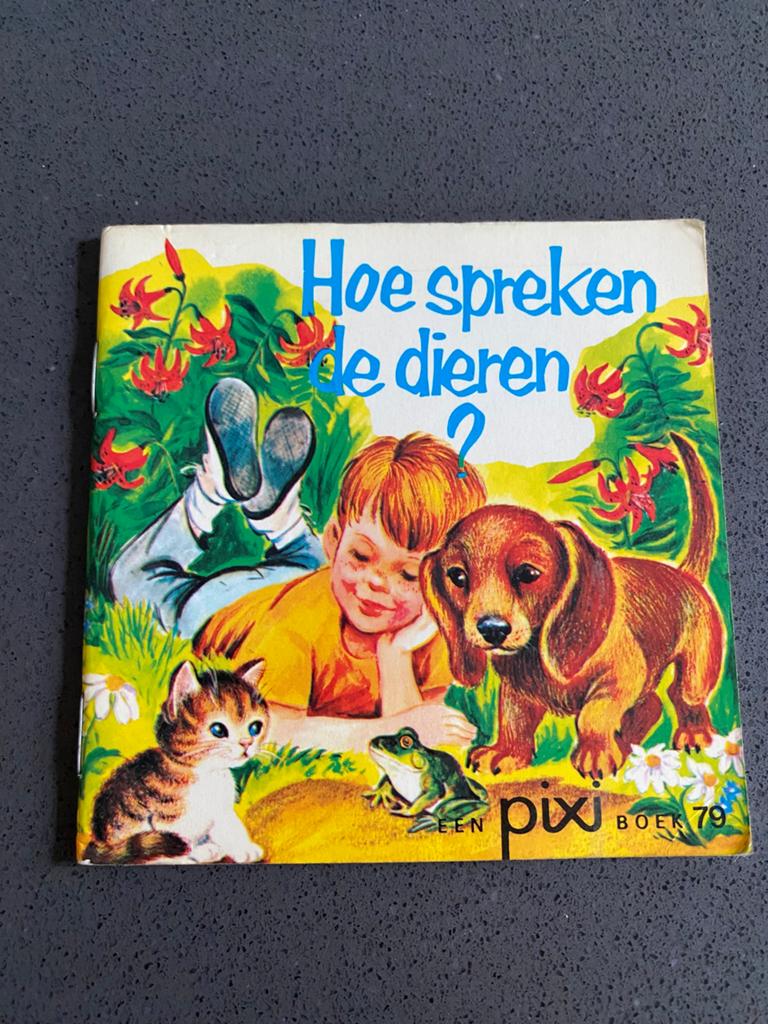 Vintage Pixi Boek nr 79 - Hoe spreken de dieren, Boeken, Kinderboeken | Kleuters, Ophalen of Verzenden, Gelezen
