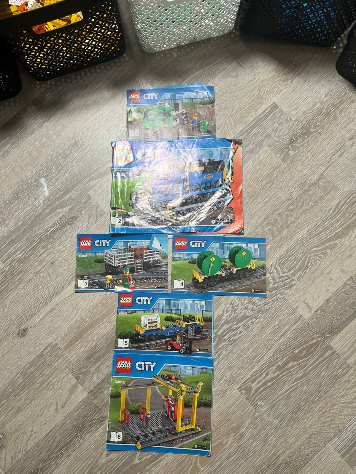 LEGO City 60052 Cargo Train – Compleet met instructieboekjes, Lego, Ophalen of Verzenden, Complete set, City