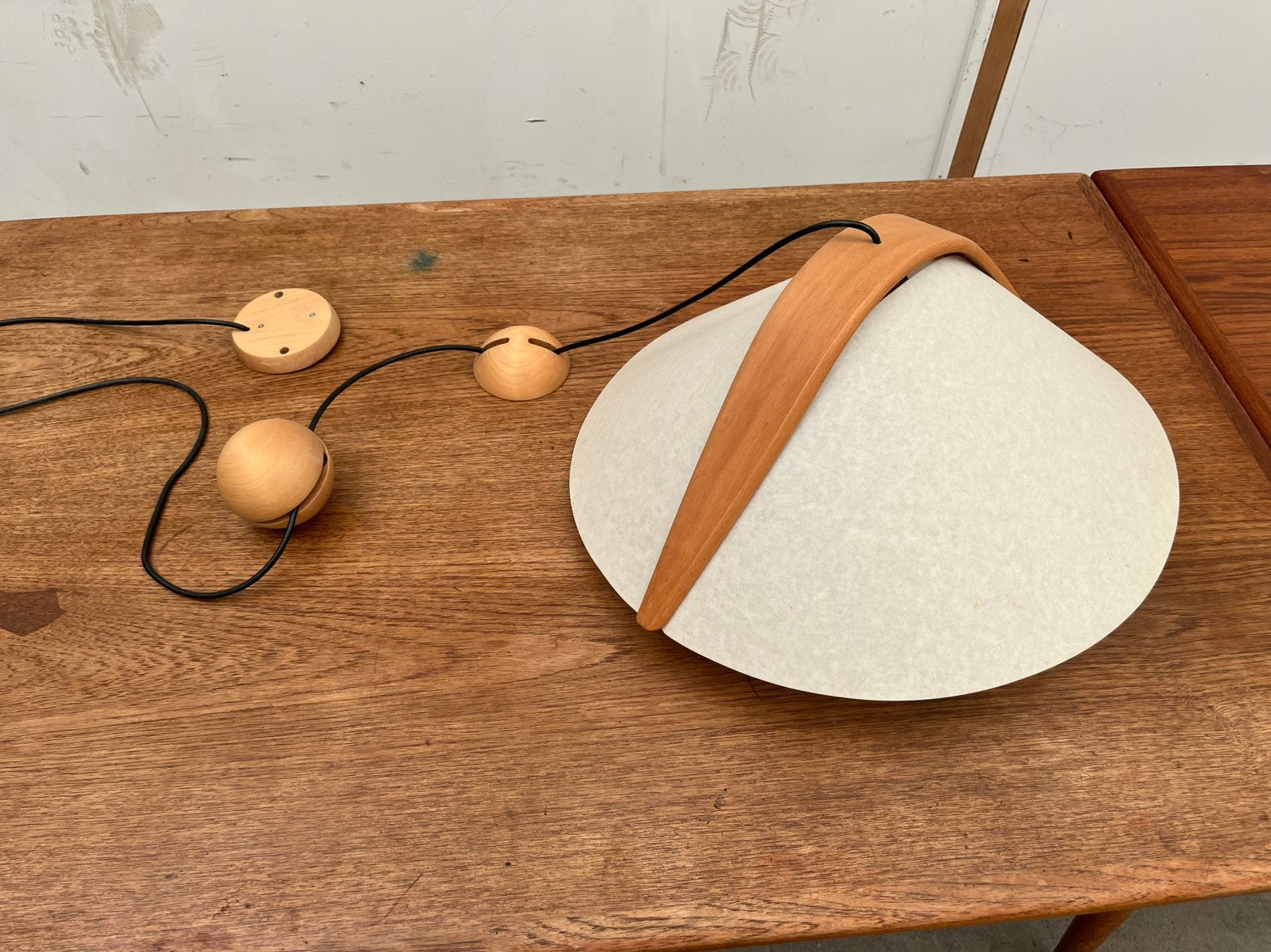 Hanglamp Domus Pila Denemarken design €195 vintage retro, Ophalen of Verzenden, Gebruikt, Minder dan 50 cm