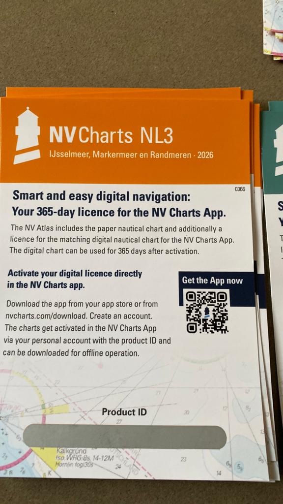 NV Charts NL3 IJsselmeer, Markermeer en Randmeren 2026, Ophalen of Verzenden, Zo goed als nieuw