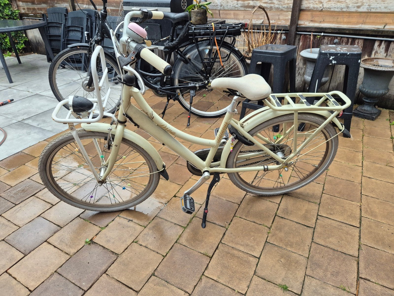 Meisjesfiets 24 inch, Gebruikt, Velgrem, Batavus, Ophalen of Verzenden