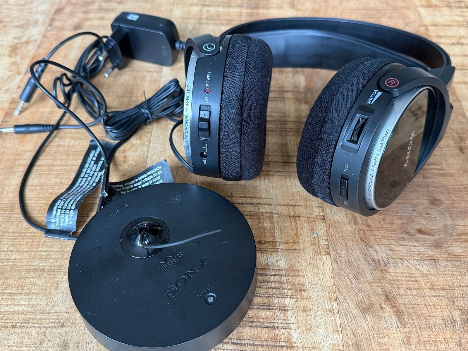 Sony MDR-RF810R Draadloze koptelefoon (4x), On-ear, Ophalen of Verzenden, Zo goed als nieuw, Sony