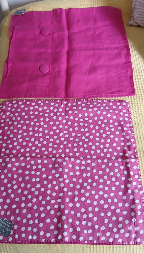 2 X Hema kussen hoes, Ophalen of Verzenden, Nieuw, Roze, Vierkant