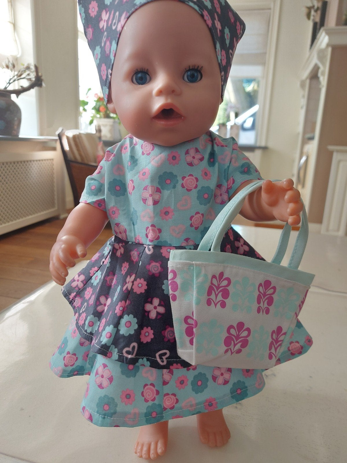 Zomer set tas baby born pop, Ophalen of Verzenden, Nieuw, Babypop