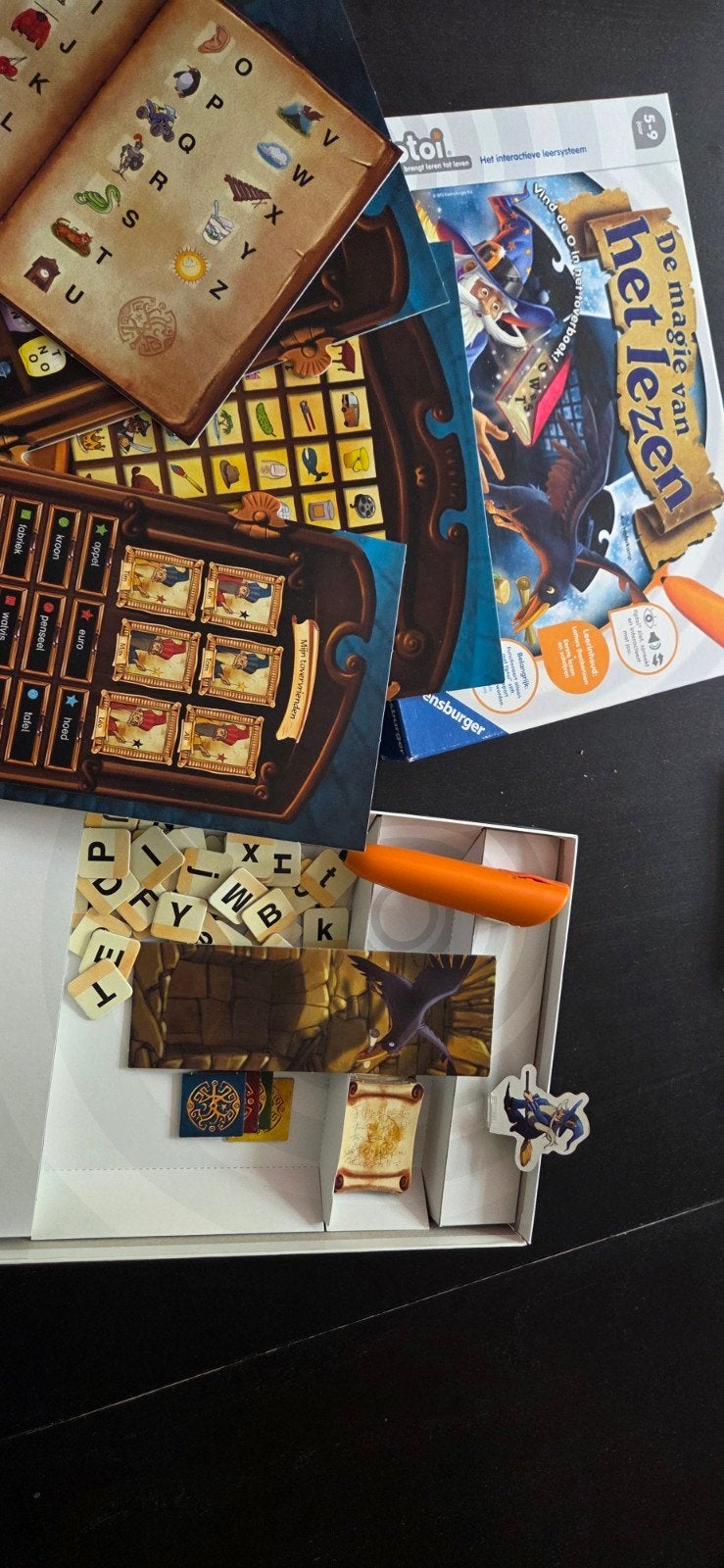 tiptoi spelletjes met werkende pen, Ophalen