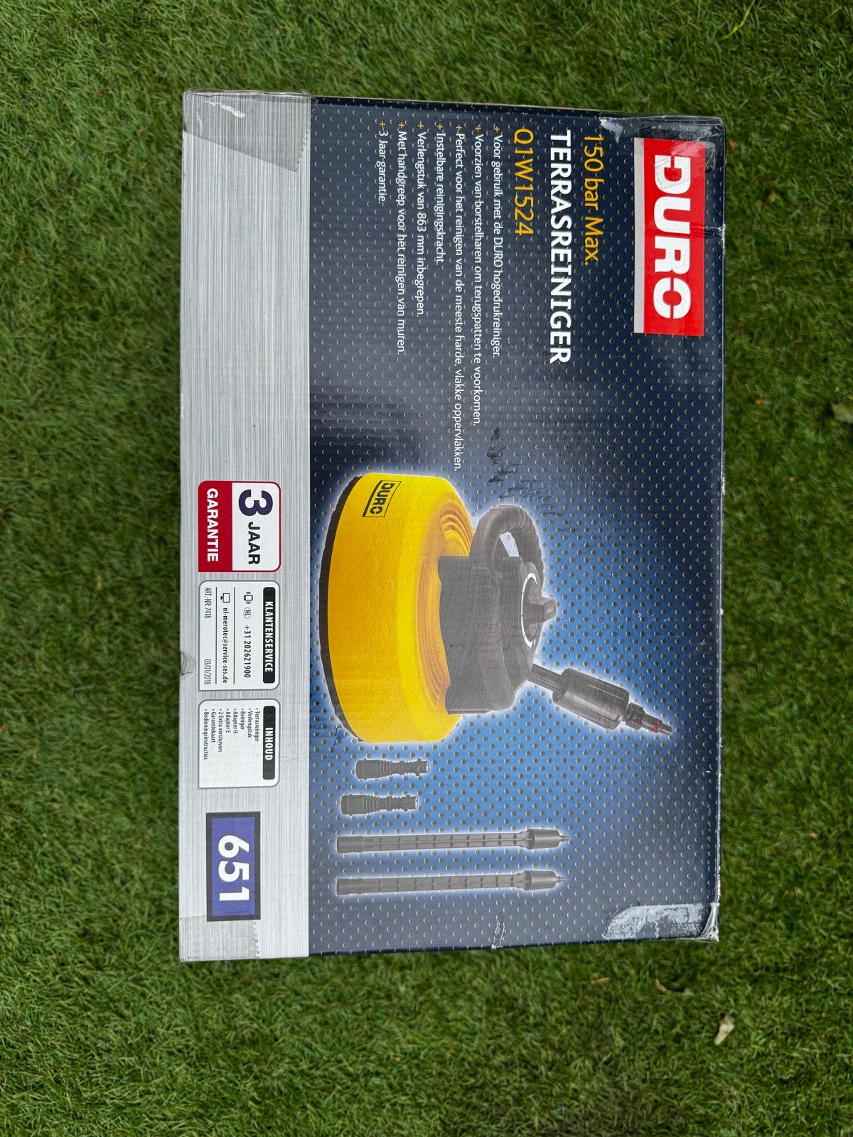 Duro Terrasreiniger Q1WT1524 - Nieuw in doos, Ophalen of Verzenden, Nieuw