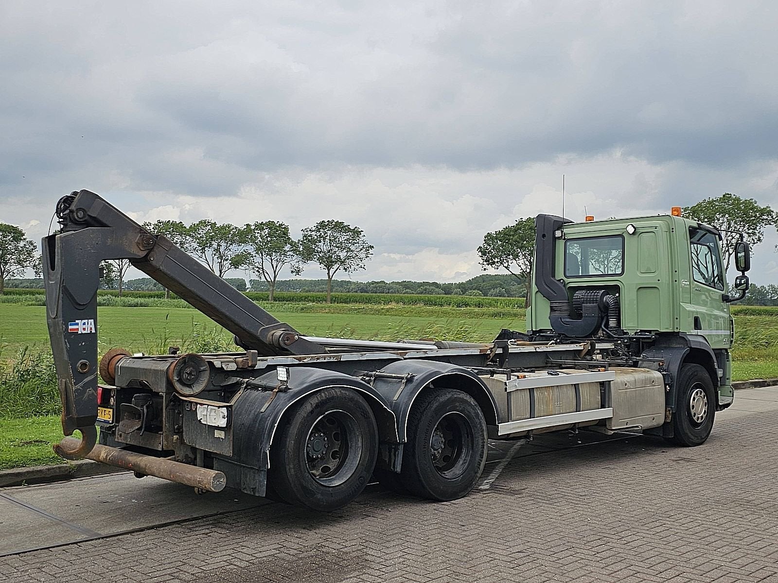 DAF CF 400 6x2 fas vdl hooklift, Automaat, Euro 6, Bedrijf, 2 stoelen