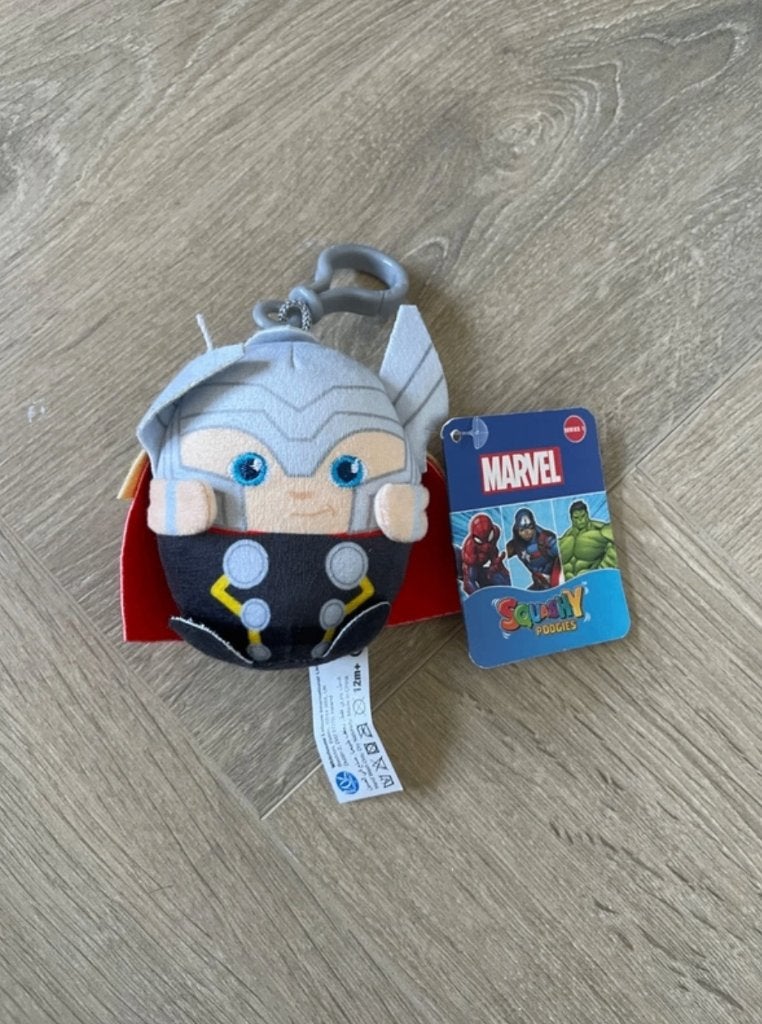 Nieuw! - Marvel Thor knuffel/sleutelhanger, Overige merken, Overige karakters, Overige typen, Nieuw