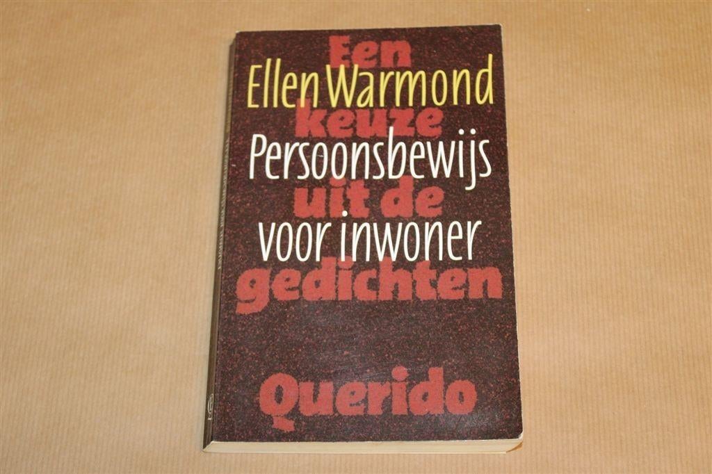 Persoonsbewijs voor Inwoner — Warmond, Gedichten 1991, Boeken, Gedichten en Poëzie, Ophalen of Verzenden, Gelezen