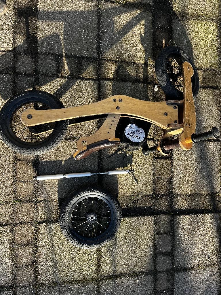 houten try bike, Fietsen en Brommers, Ophalen, Gebruikt, Minder dan 16 inch, Trybike