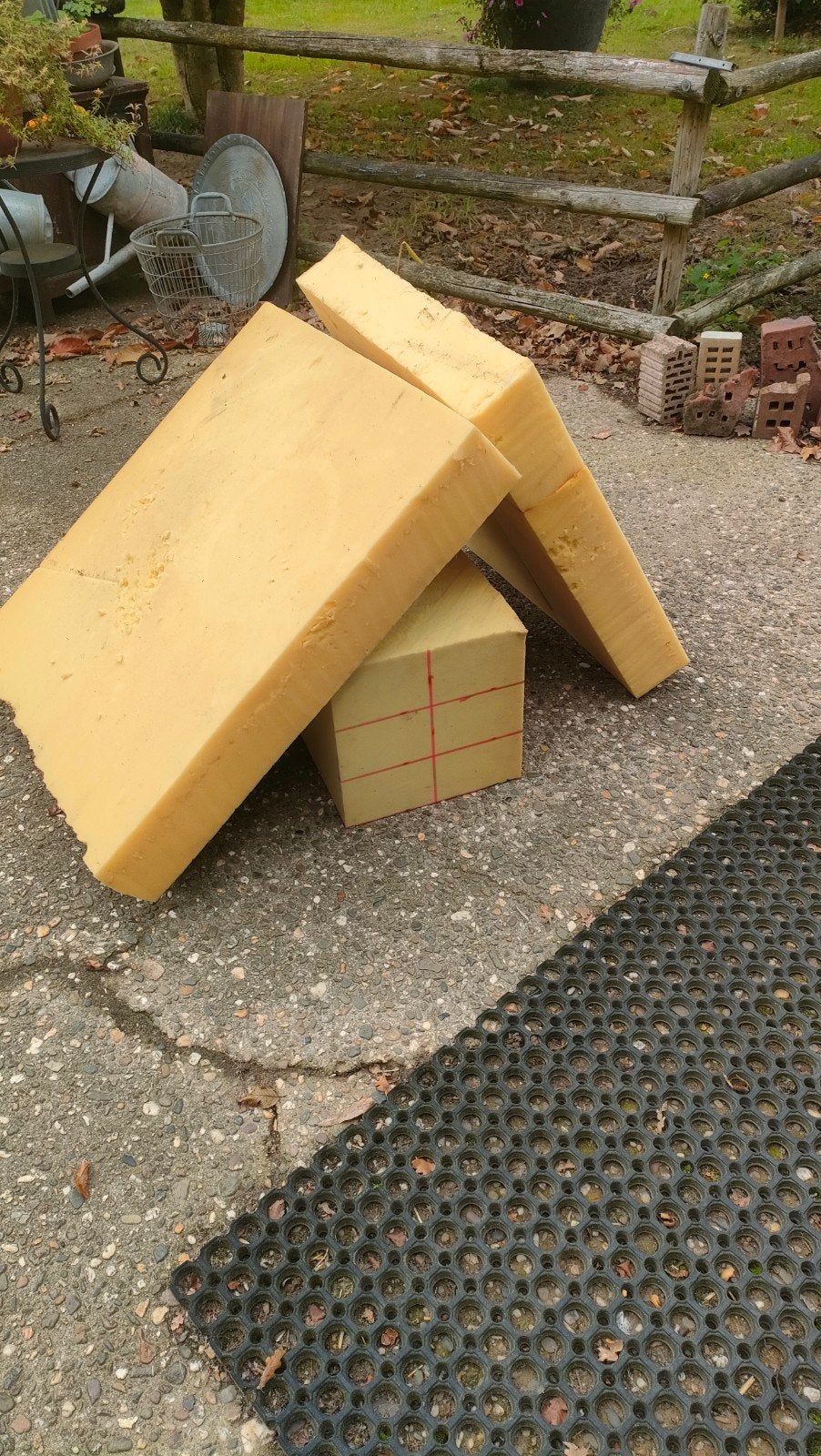 foamblokken, Ophalen