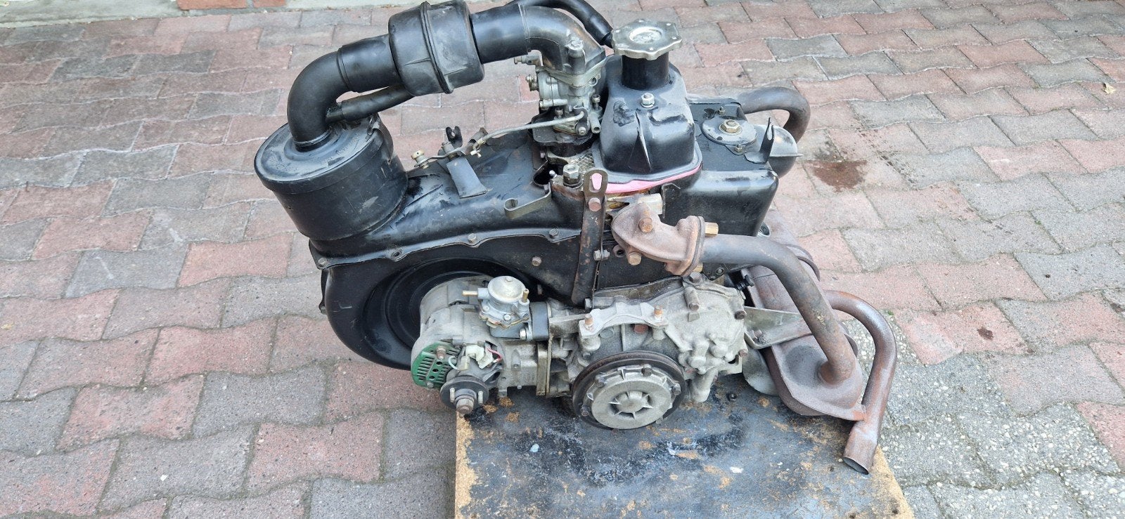 Fiat 500 oldtimer 650 cc motor  incl versnelingsbak, Ophalen, Fiat