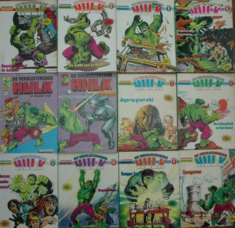 De verbijsterende Hulk, bijna complete Nederlandse albums., Complete serie of reeks, Ophalen, Zo goed als nieuw, Europa