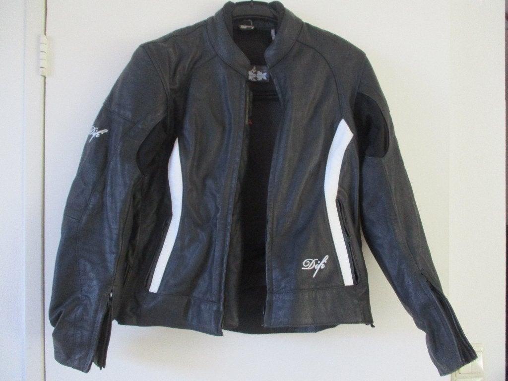 Difi Dames lerenmotorjas maat 40, Motoren, Jas | textiel, Difi, Ophalen of Verzenden, Dames