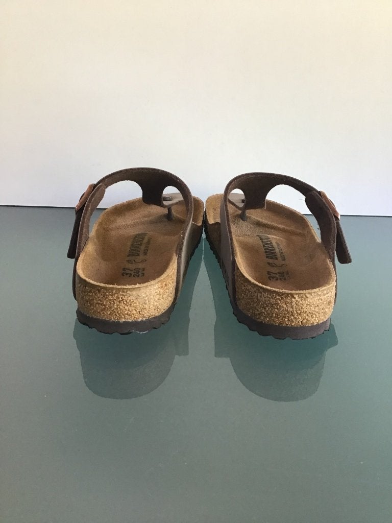 Birkenstock Gizeh 37 | bruin | Nieuw | Gratis verzenden, Kleding | Dames, Schoenen, Slippers, Bruin, Verzenden, Nieuw