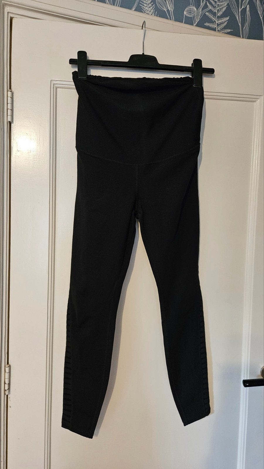 H&M Sport Zwangerschaps Sportbroek Lang Zwart Maat M, Maat 38/40 (M), H&M Sport, Zwart, Ophalen of Verzenden
