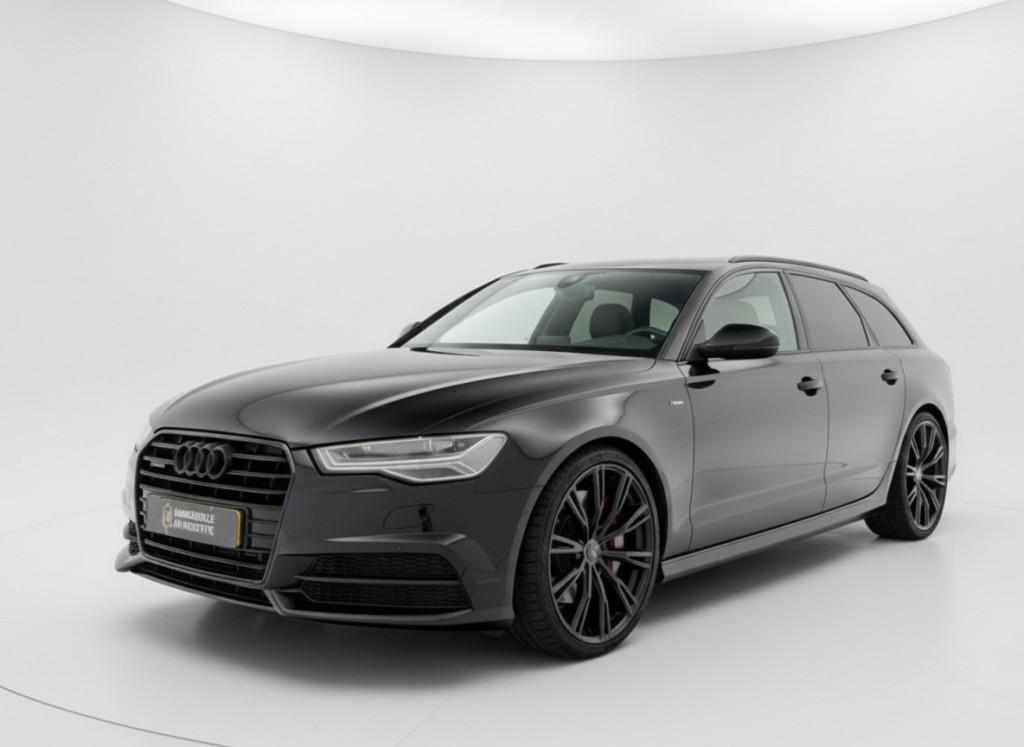 Audi A6 3.0 TDI BiTurbo Quattro Competition, HUD, Pano, ABT, Auto's, Automaat, Gebruikt, Euro 6, Zwart