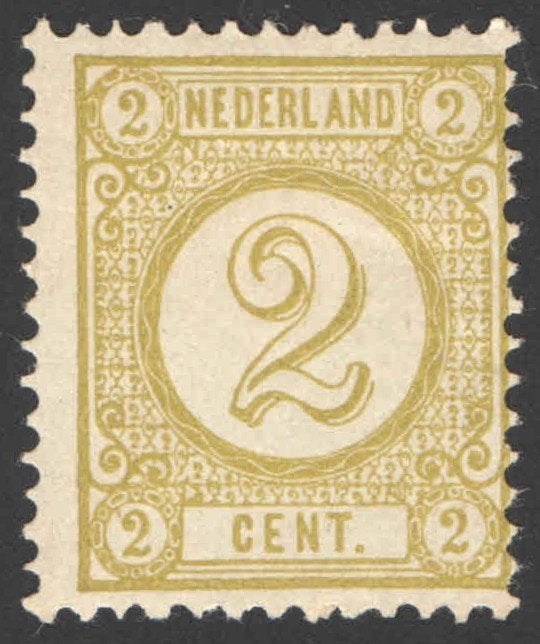 Nederland NVPH nr 32a ongebruikt Cijfer 1894, Ophalen of Verzenden, T/m 1940, Postfris