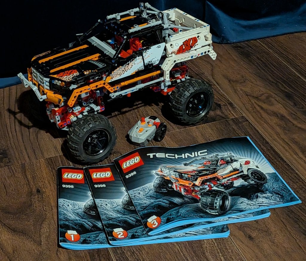 LEGO Technic 9398 4x4 Crawler, Lego, Ophalen of Verzenden, Zo goed als nieuw, Compleet