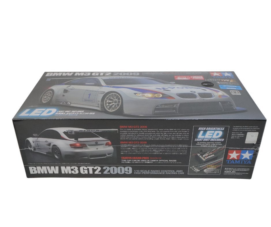Tamiya 58449 1/10 TT-01E BMW M3 GT2 2009, Hobby en Vrije tijd, Modelbouw | Radiografisch | Auto's, Elektro, Verzenden, Nieuw, Schaal 1:10