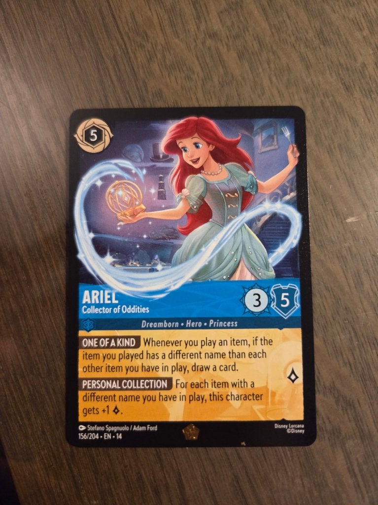 Ariel Collector of Oddities 156 Hyperia city Lorcana Disney, Ophalen of Verzenden, Nieuw, Losse kaart