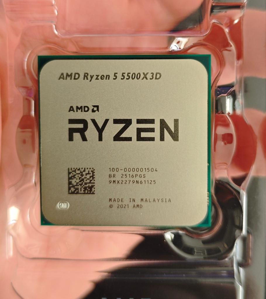 AMD Ryzen 5 5500X3D, 6-core, ., Nieuw, .