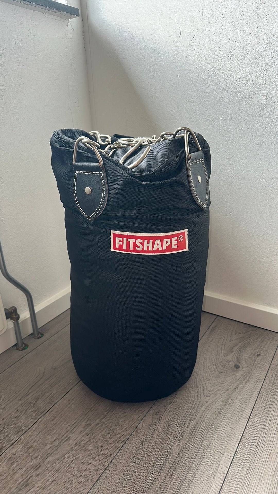 Bokszak met leren vulling, Sport en Fitness, Ophalen, Zo goed als nieuw, Bokszak