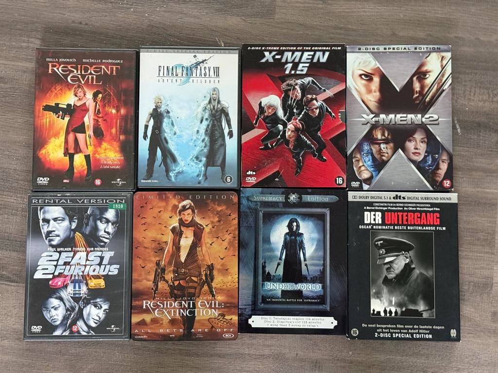 DVD Collectie: Actie, Thriller & Oorlog (8 films), Vanaf 16 jaar, Ophalen of Verzenden, Zo goed als nieuw, Actiethriller