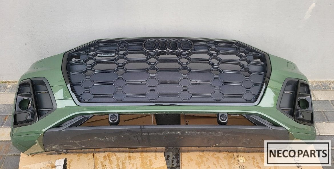 AUDI Q5 FACELIFT 80A S-LINE VOOR BUMPER KLEUR LX6M LEVERBAAR, Gebruikt, -, -, Spatbord