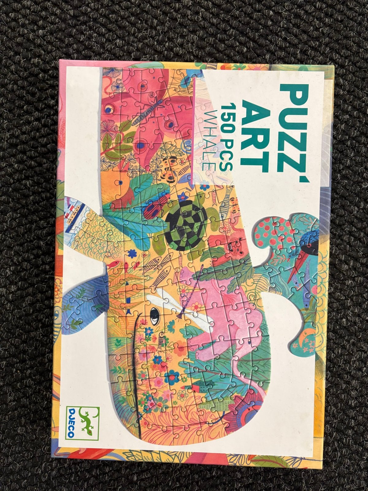 Djeco Puzz'Art Walvis Legpuzzel 150 Stukjes, Ophalen of Verzenden, Minder dan 500 stukjes, Zo goed als nieuw, Legpuzzel