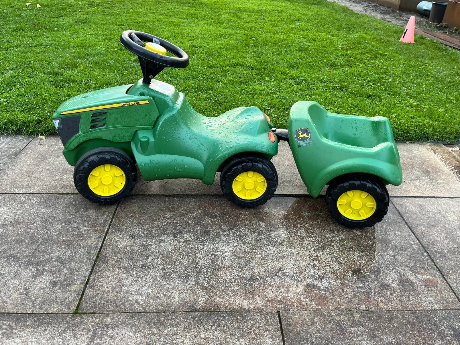 Rolly Toys minitrac John Deere met aanhanger, Ophalen, Gebruikt, Loopvoertuig