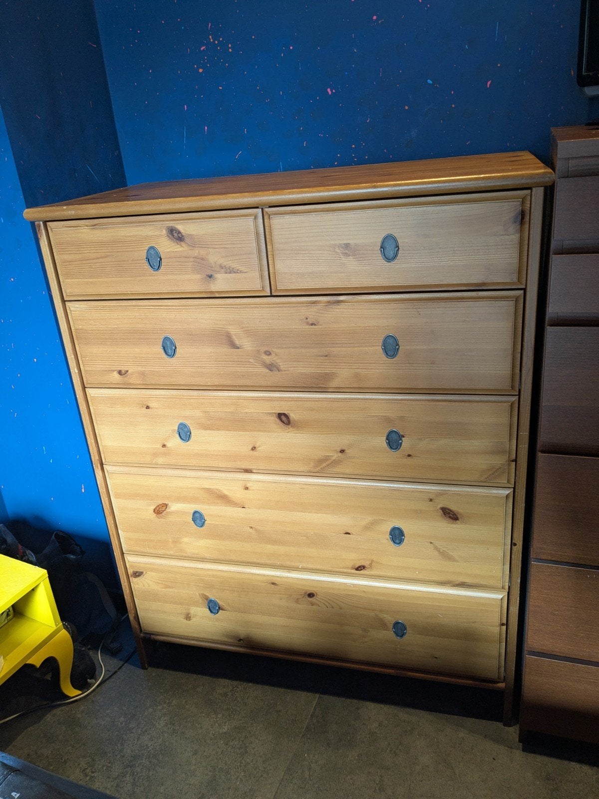 IKEA ladekast hout, Ophalen, Gebruikt, 5 laden of meer, 100 tot 150 cm