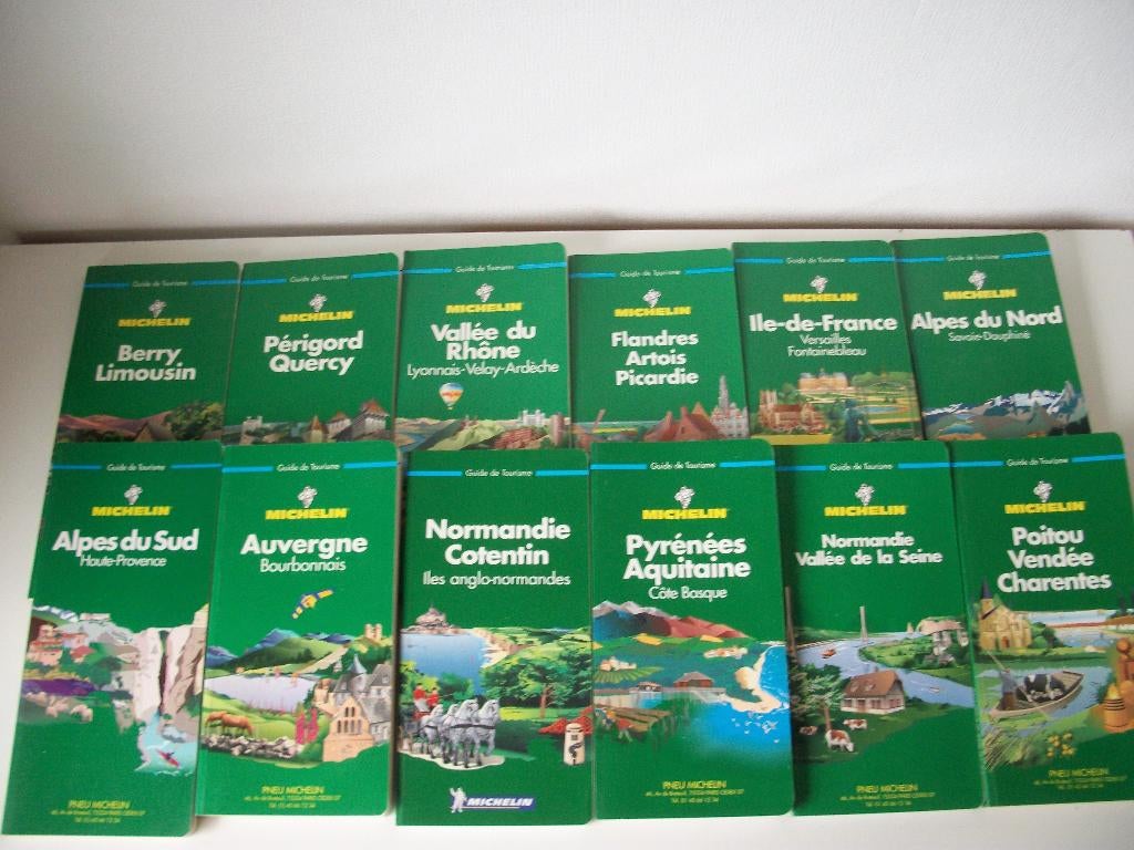 16x Reisgids Pyrenees, Normandië - Michelin - nieuw - p.stuk, Michelin, Nieuw, Ophalen of Verzenden, Reisgids of -boek