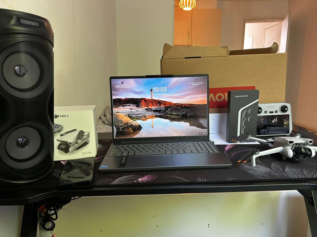 Complete set: Samsung S26 Ultra, Lenovo IdeaPad Slim 3, DJI, Computers en Software, Windows Laptops, Zo goed als nieuw, 15 inch