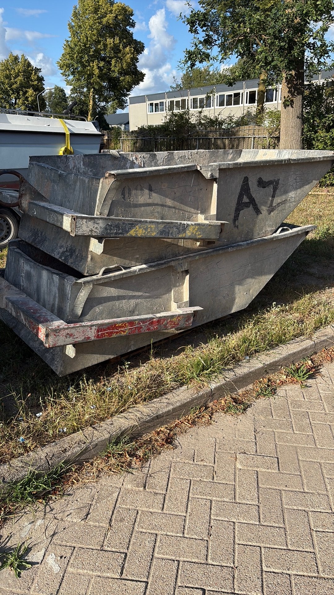 Kantelcontainer gebruikt, Doe-het-zelf en Verbouw, Containers, Ophalen