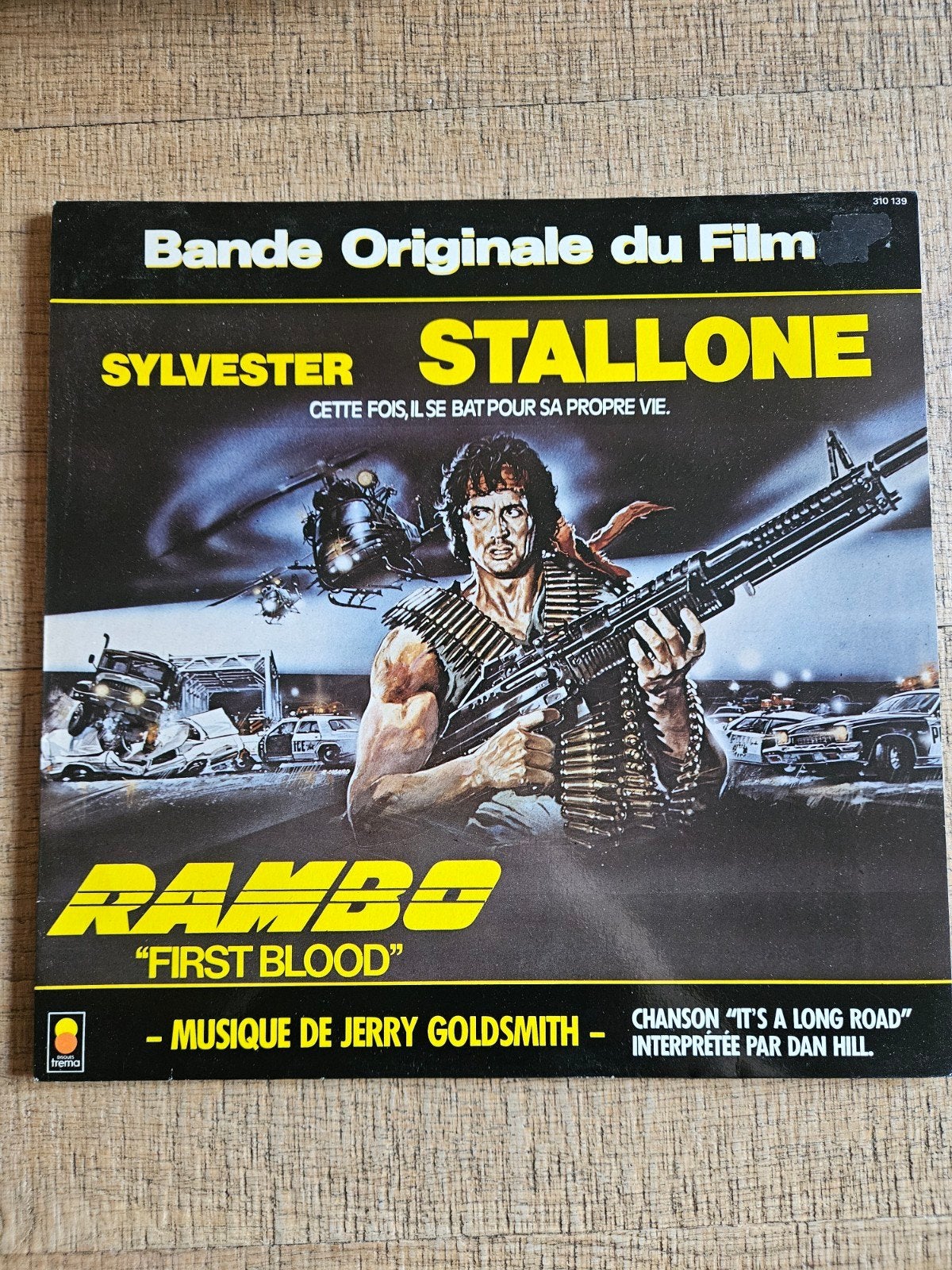 Rambo First Blood Soundtrack LP - Jerry Goldsmith, LP, Gebruikt, Filmmuziek en Soundtracks, Ophalen of Verzenden