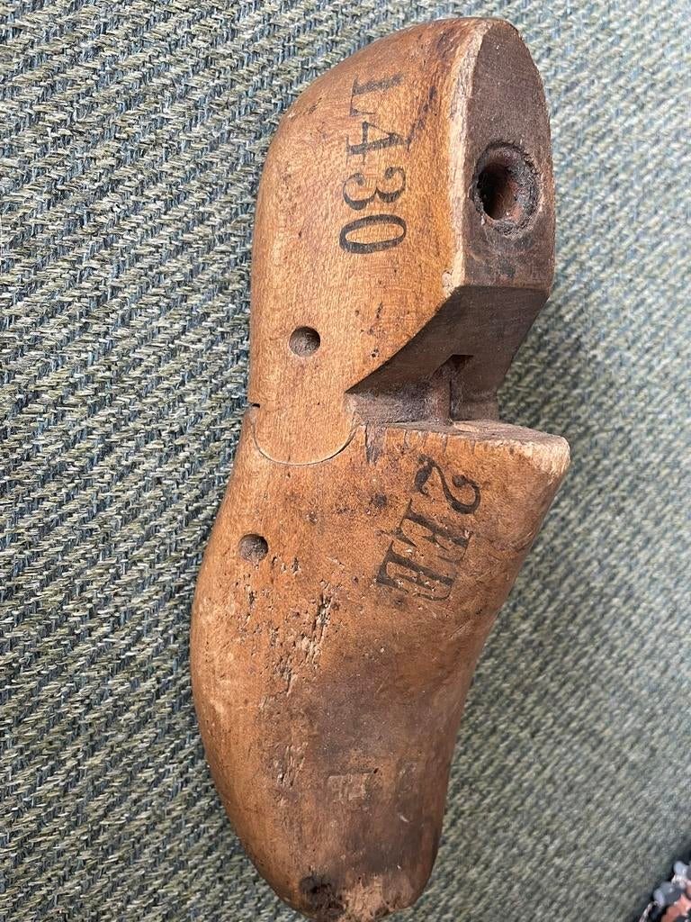 Vintage houten schoen leest, Ophalen of Verzenden