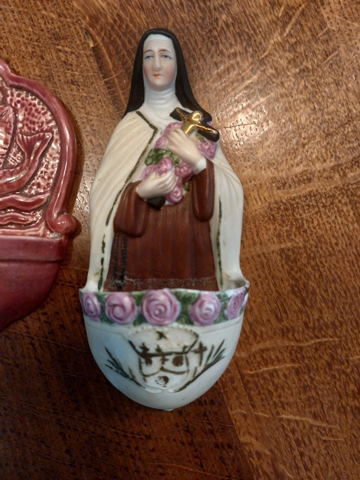 Oud wijwatervaatje van Sint Theresia van Lisieux, Ophalen of Verzenden