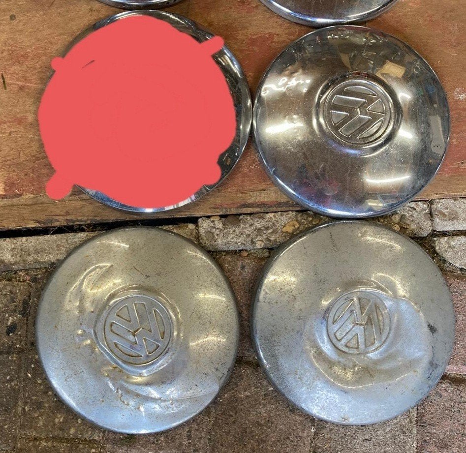 Wieldoppen vw kever karmann ghia type 3 181, Ophalen of Verzenden, Gebruikt
